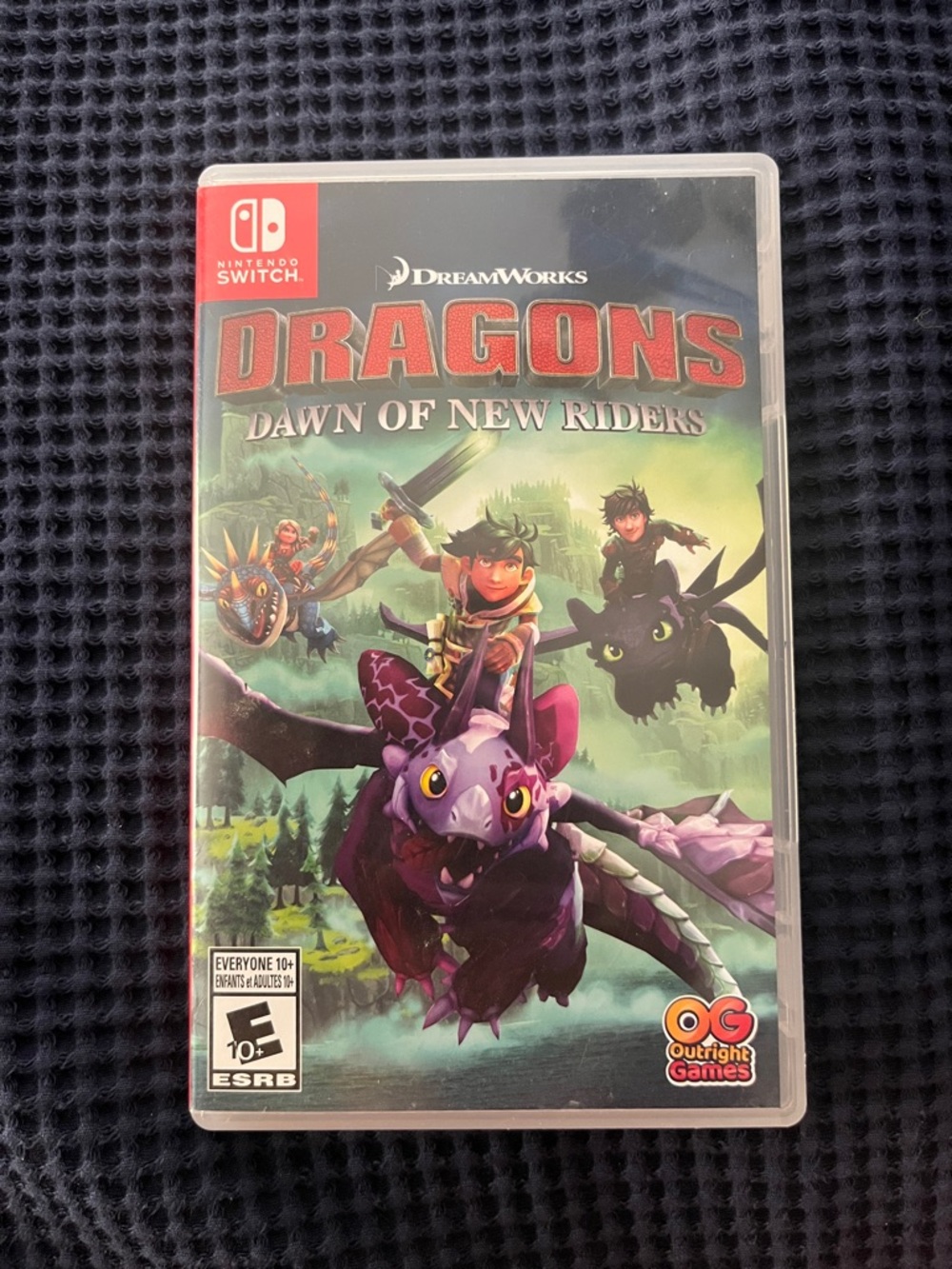 Nintendo Switch Dragons: Dawn of New Riders - Purple Dragon Artwork